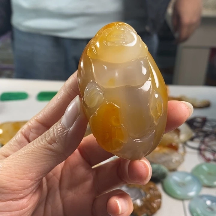 玛瑙/玉髓吊坠(不含链)未镶嵌