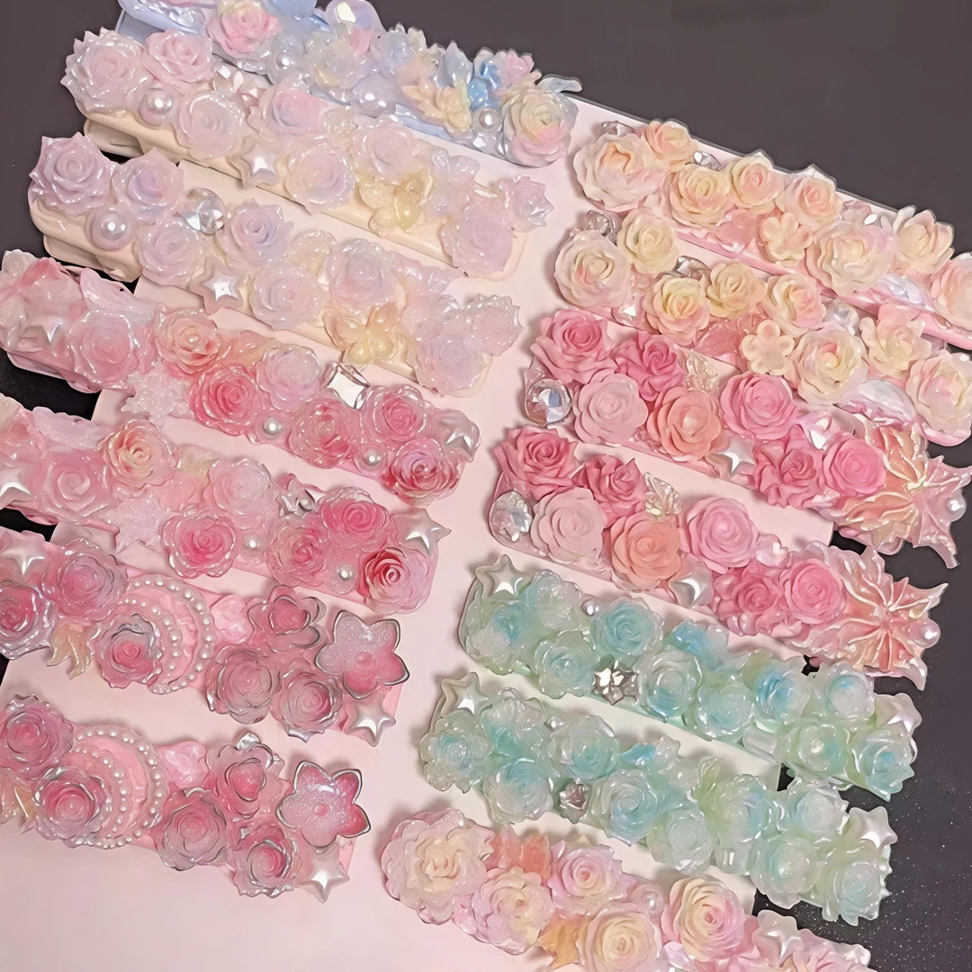 （直播选款）雕花/软胶花戒指&发夹