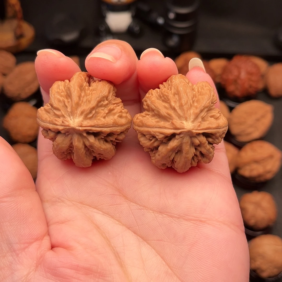 把件文玩核桃粗筋八棱王Z