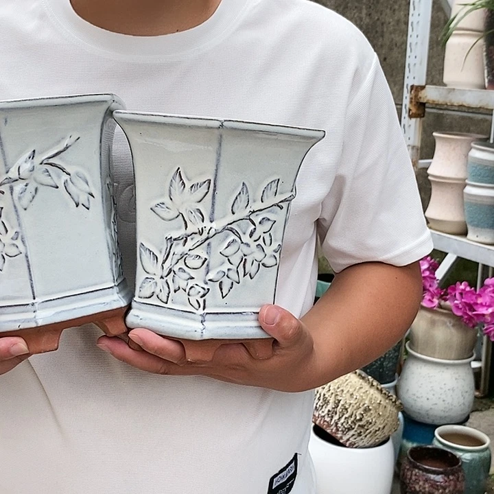 紫砂花盆口17高20福利