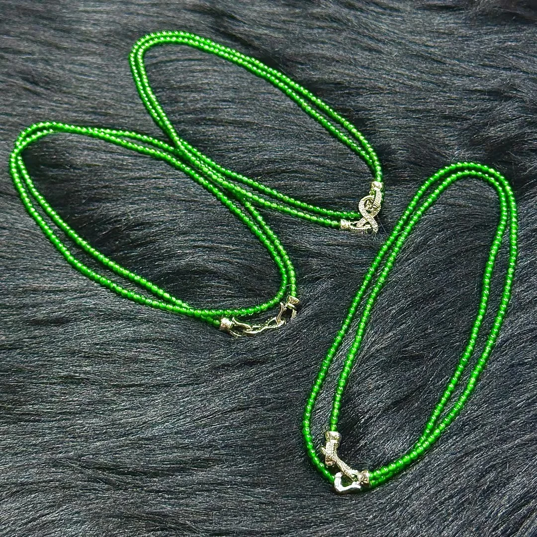 【CH】翡翠小米珠项链-约2mm（多样性发其一）