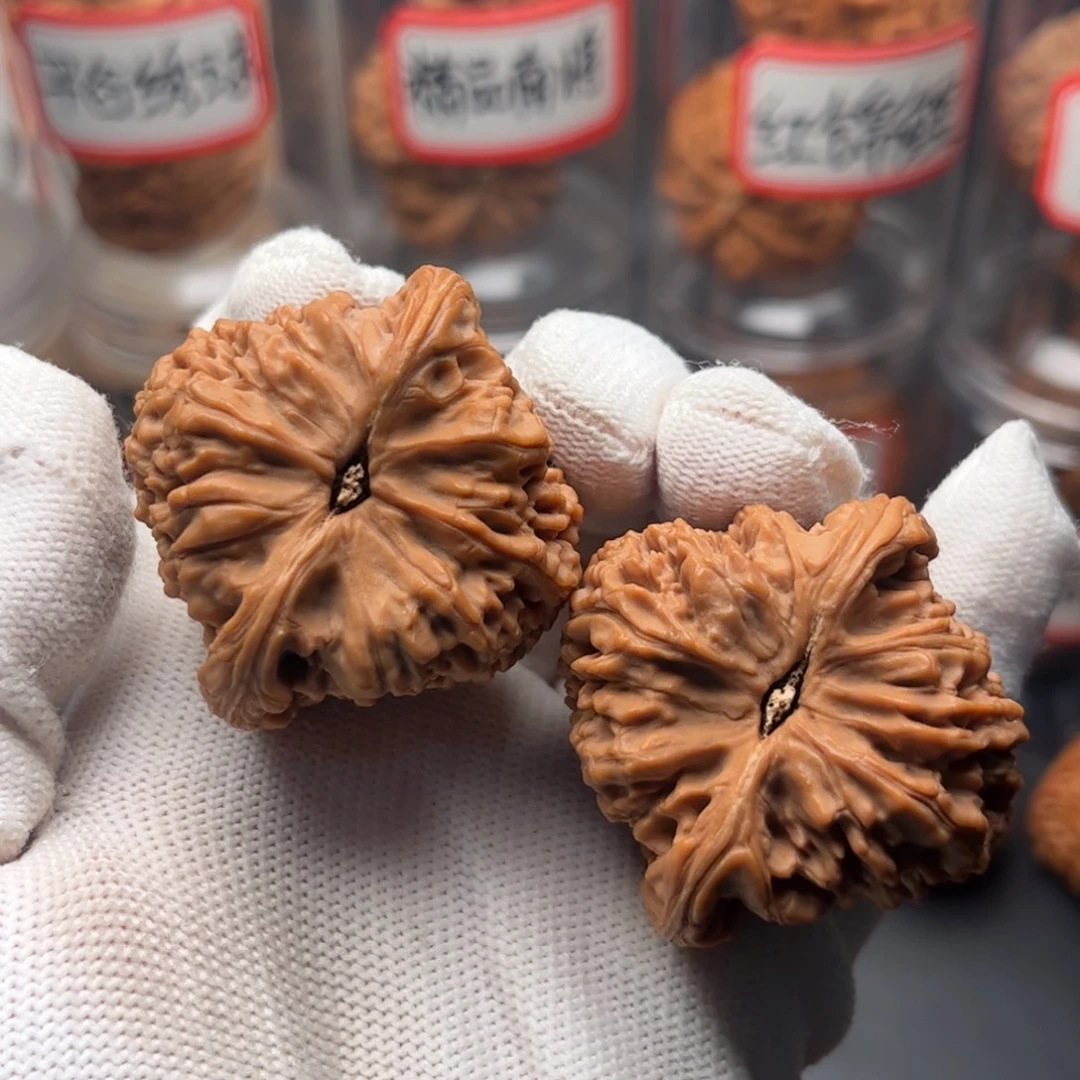 爷***茶把件文玩核桃43全品南疆