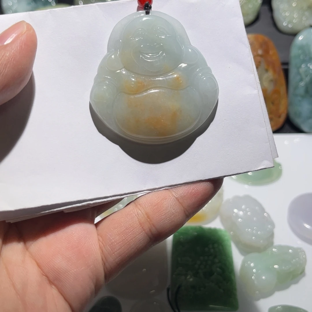颈饰未镶嵌翡翠佛