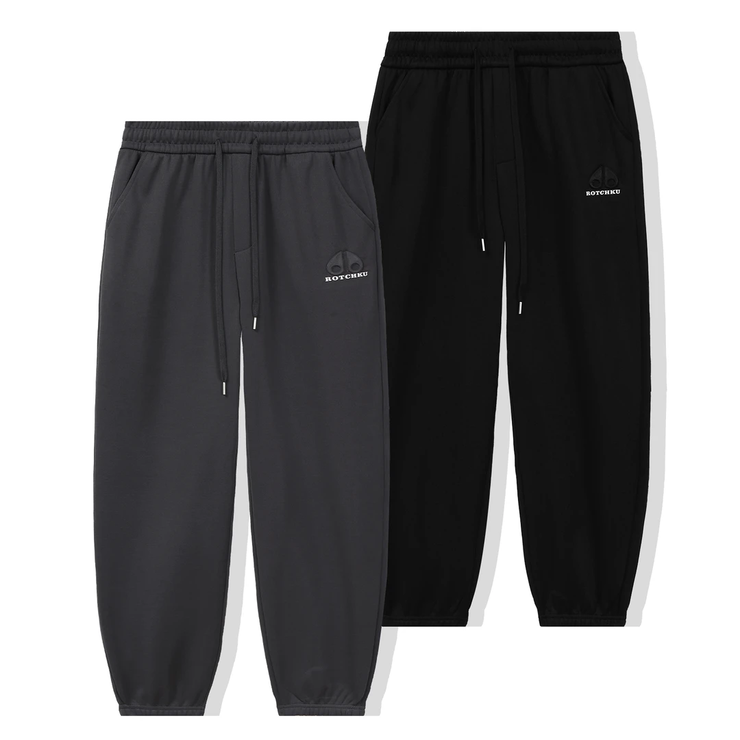 【剪刀钢印】春秋季休闲卫裤男女潮流户外宽松设计师束脚长裤2026