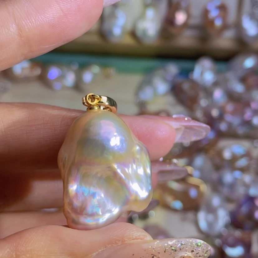 【闪购商品】淡水珍珠天然淡水珍珠（微瑕）合金