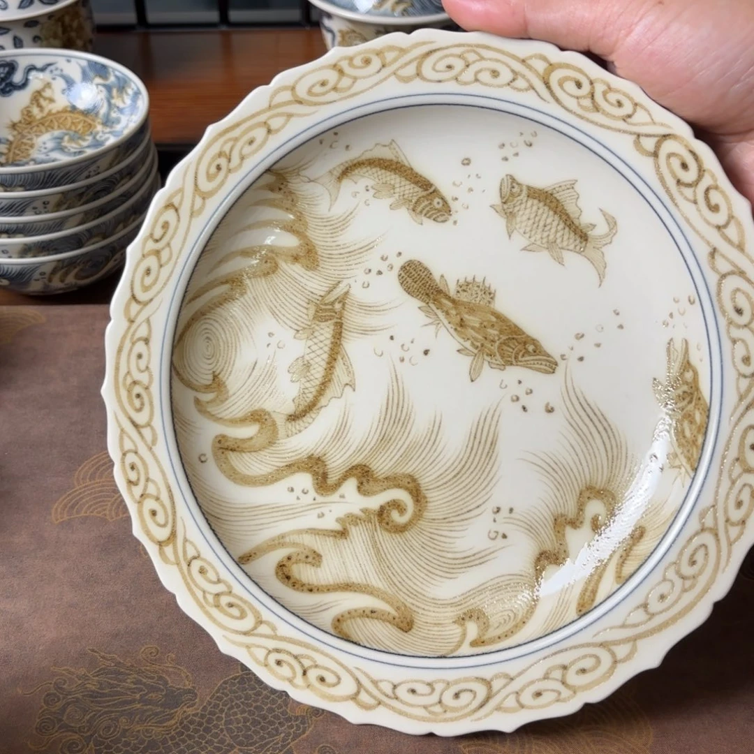 摆件景德镇手绘茶器