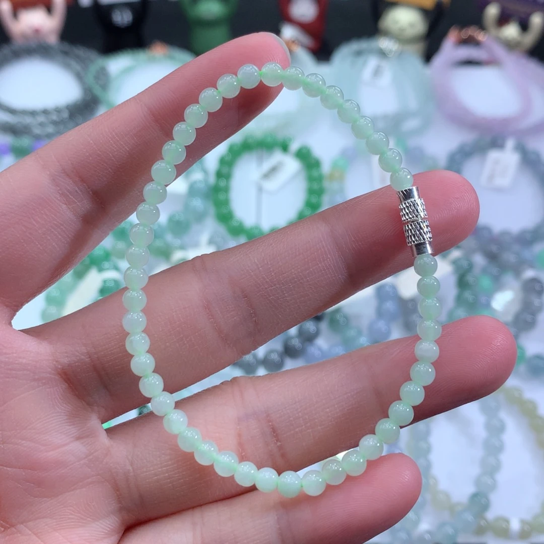 翡翠手链未镶嵌天然