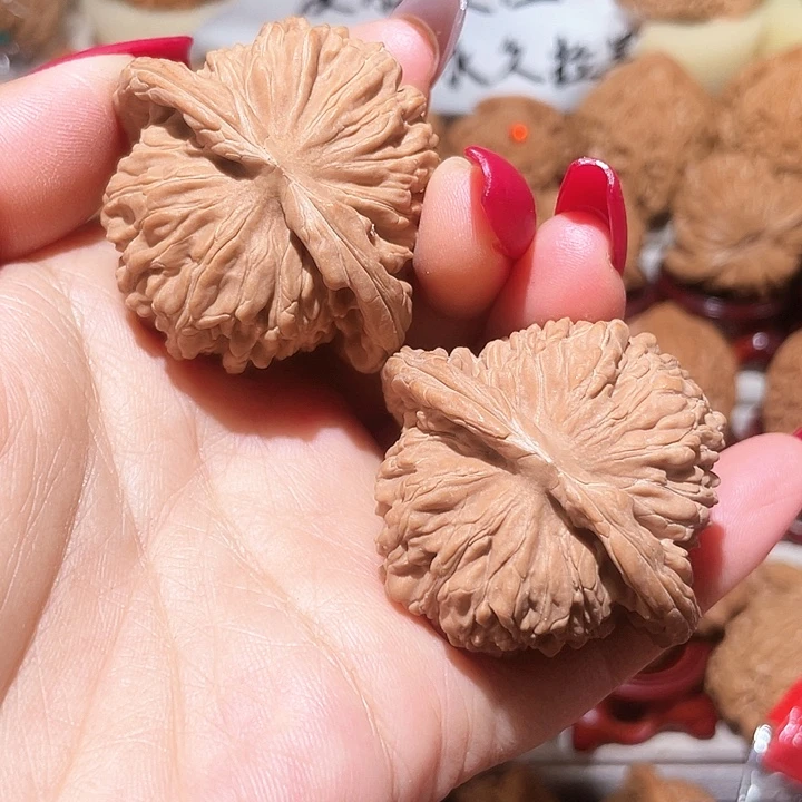 明***把件文玩核桃四座楼