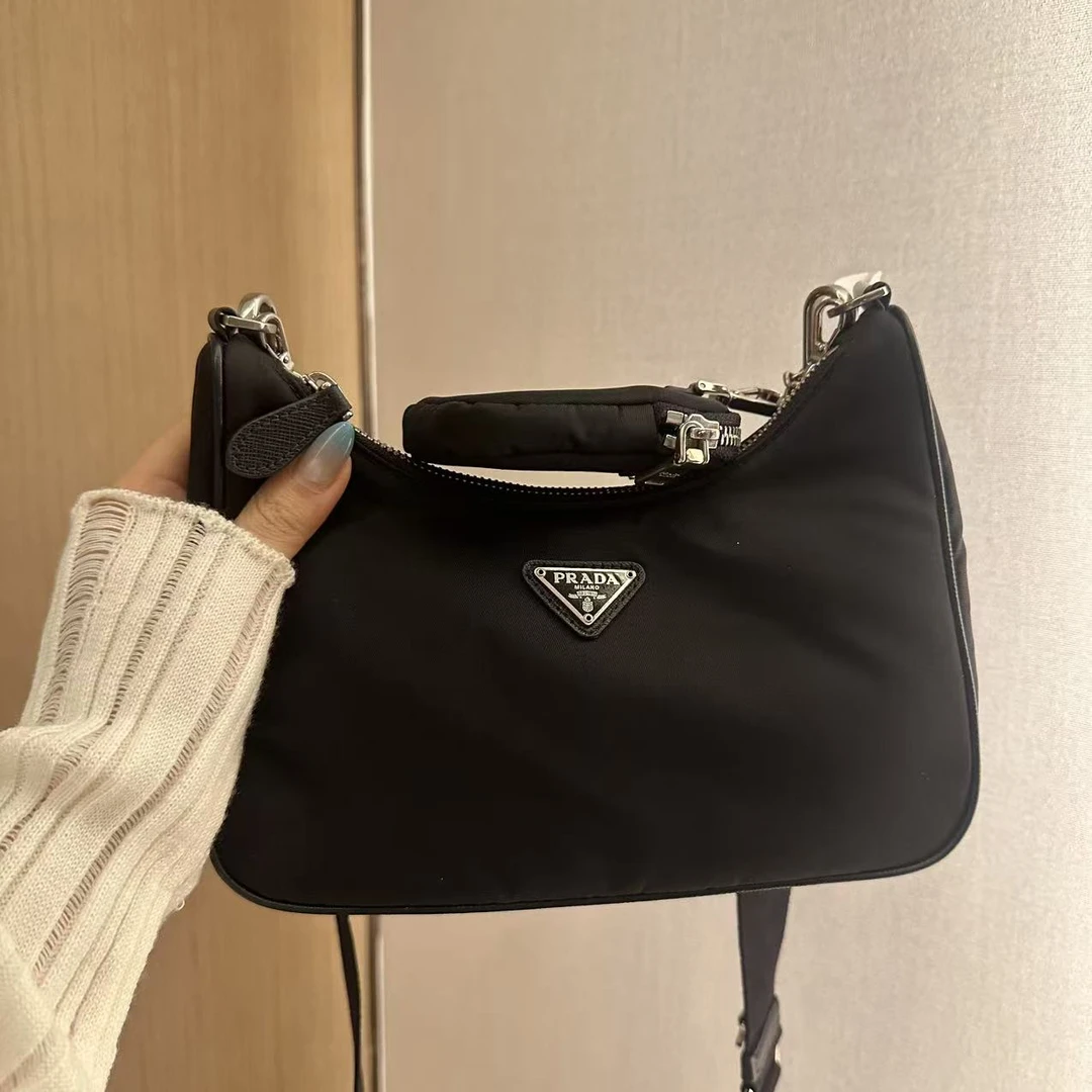 95新 Prada/普拉达 黑色三合一/二奢包包