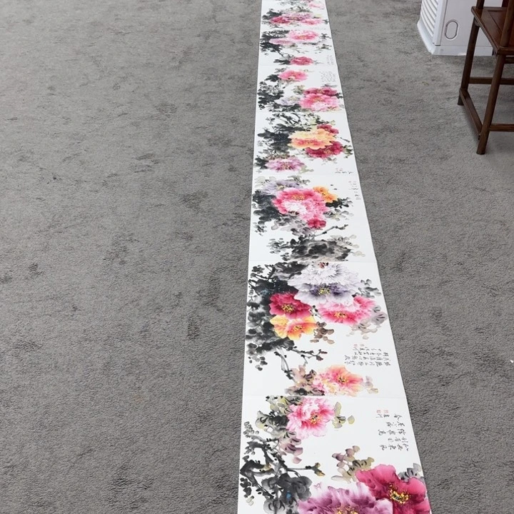 国画书画作品多次参加全国大展 精品牡丹册页