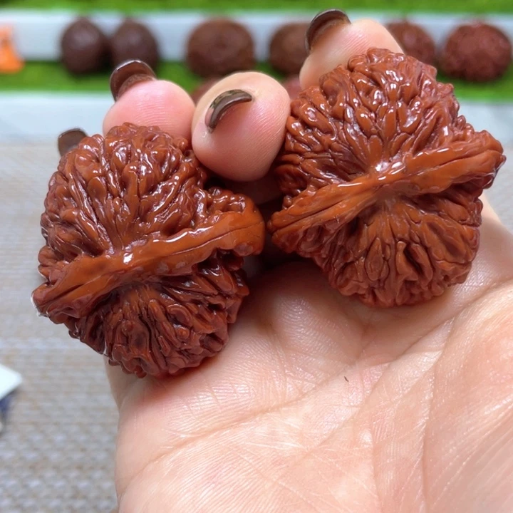 把件文玩核桃四座楼