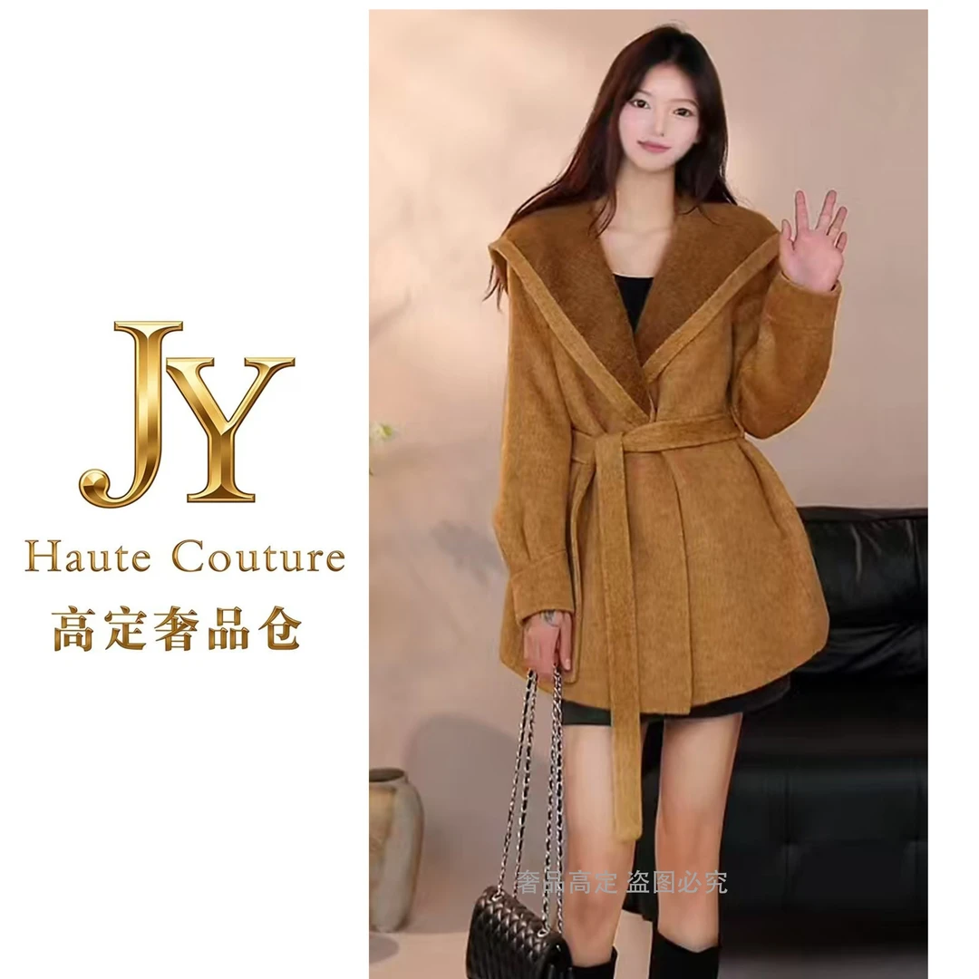 【】女秋季休闲风冬季海军领毛呢时尚女装25181