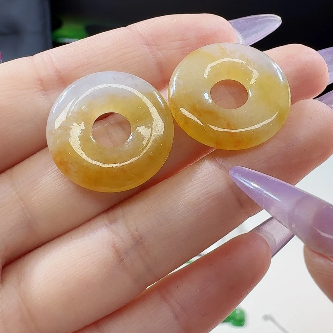 翡翠未镶嵌耳饰乐*佳未镶嵌