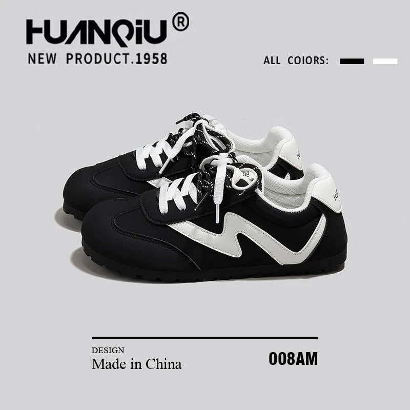 环球2025款德训鞋厚底时尚休闲透气ins运动秋冬潮流女款百搭板鞋