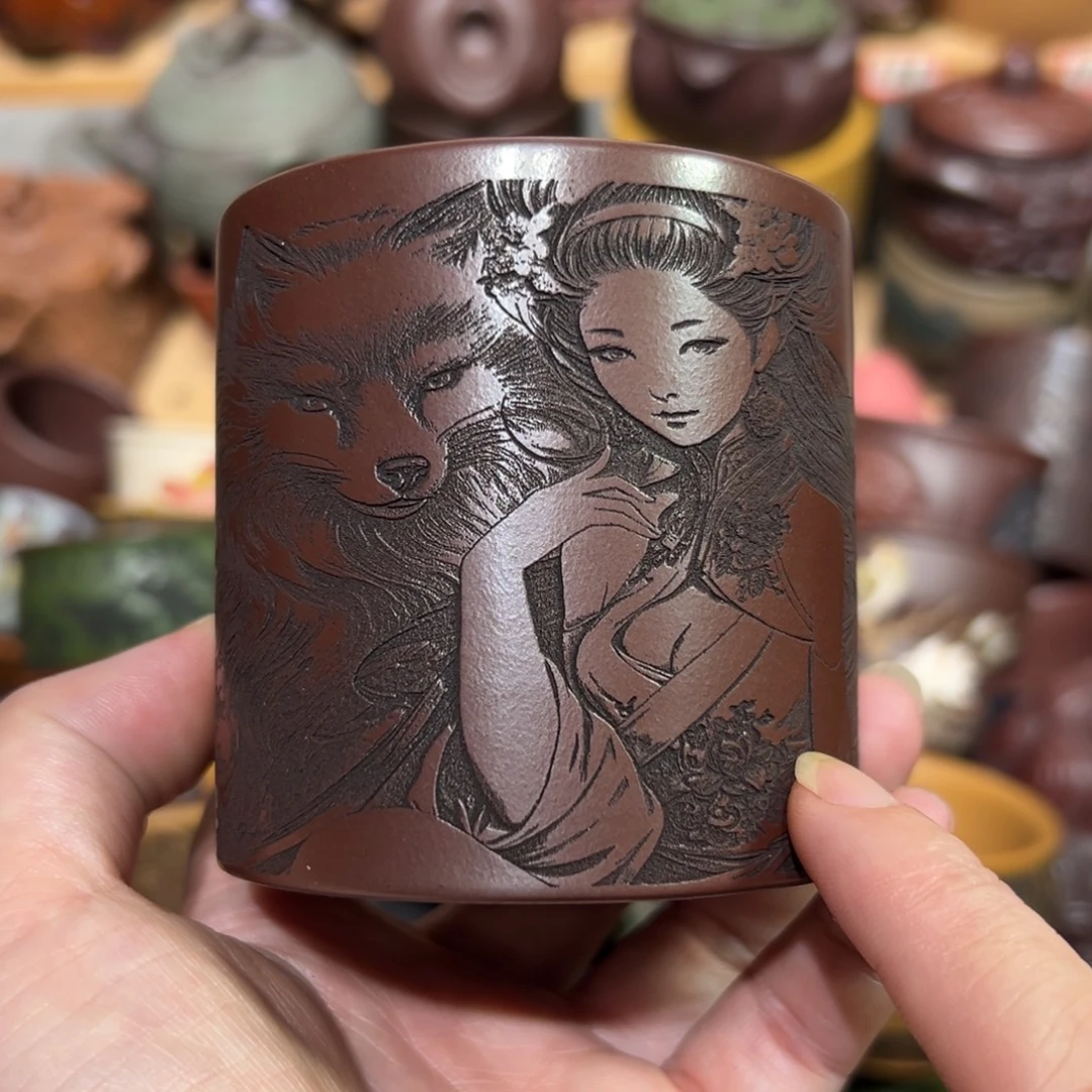 茶杯紫砂宜兴紫砂主人杯