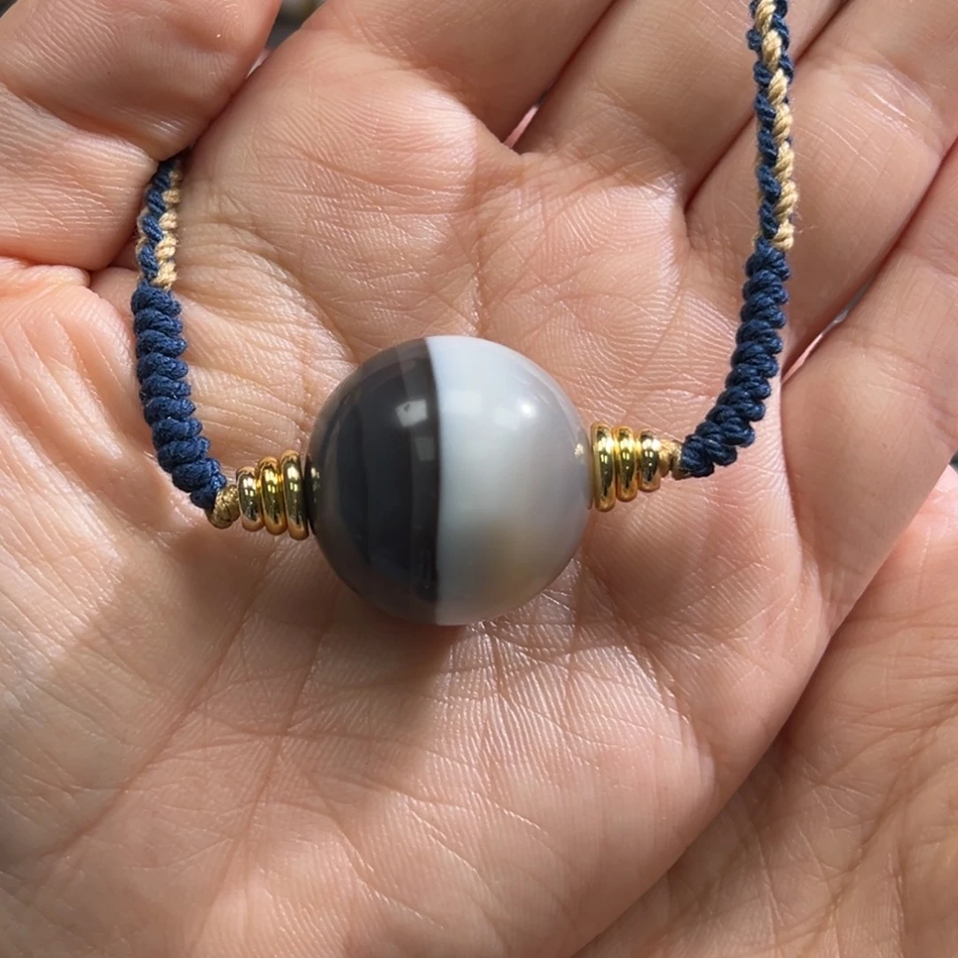 玛瑙/玉髓合金颈饰