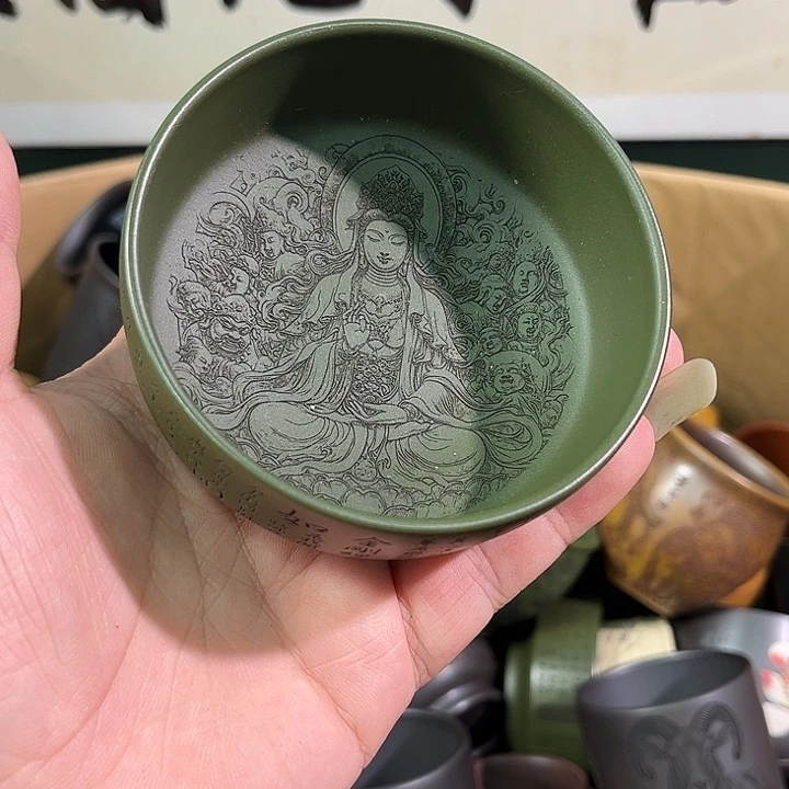 茶杯紫砂全手工紫砂主人杯