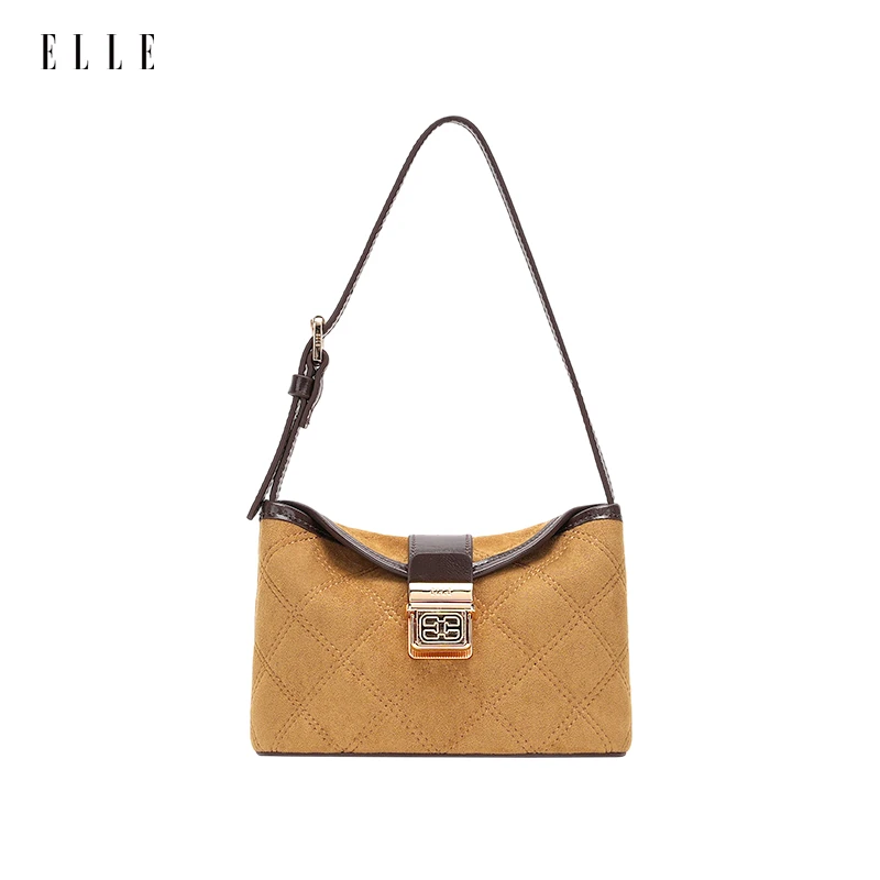 ELLE25年新款【琥珀流光】爆款通勤百搭手提包薯条包托特包挎斜包