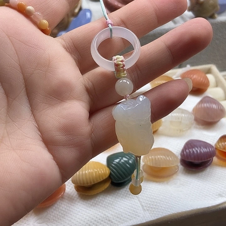 未镶嵌毛衣链玛瑙/玉髓