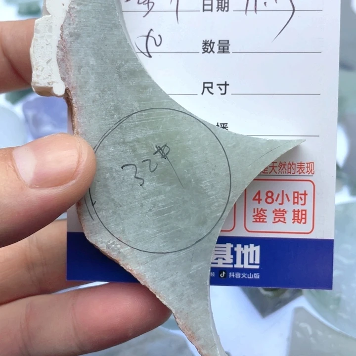 一***印翡翠未镶嵌颈饰5768