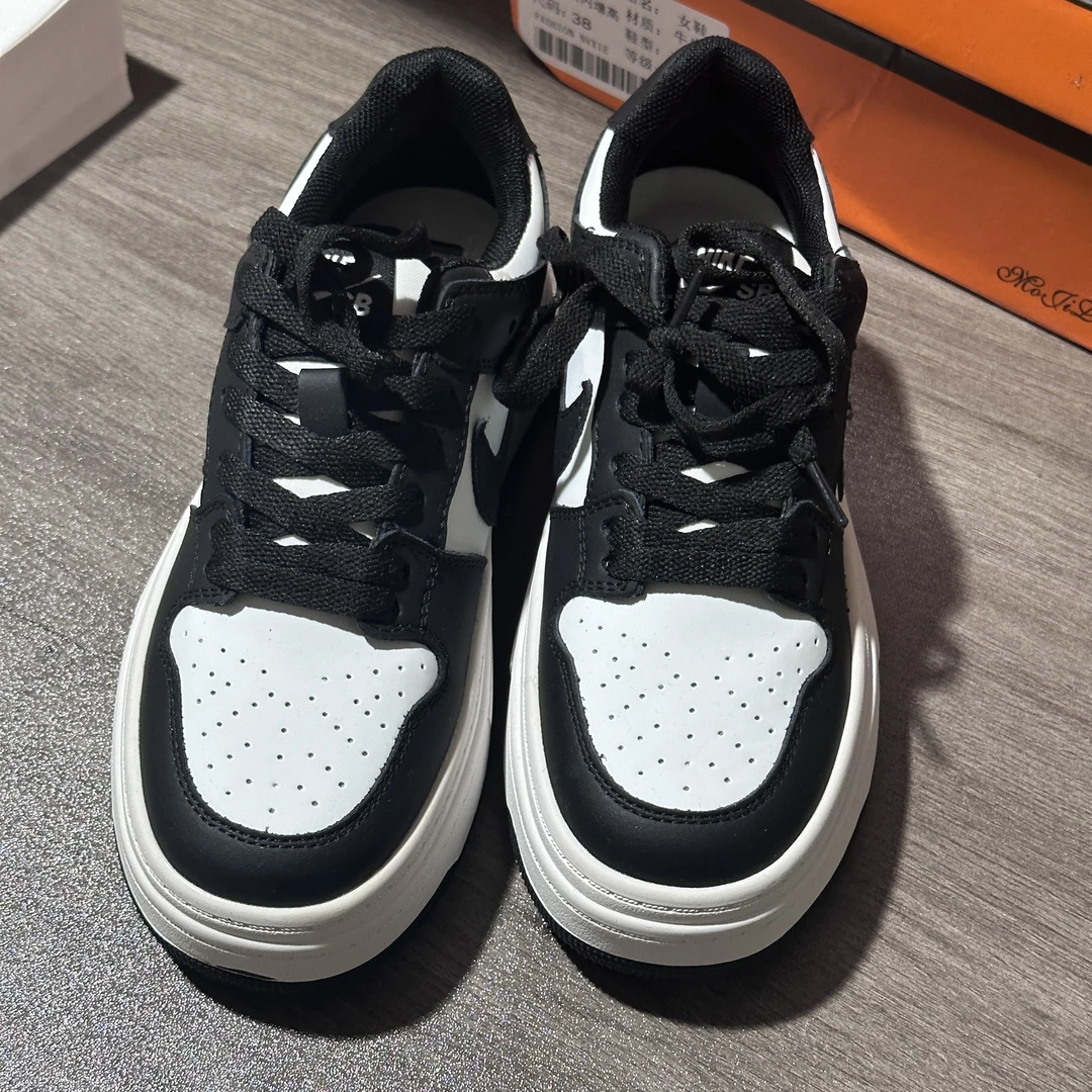 【熊猫厚底鞋】时尚休闲鞋#8060