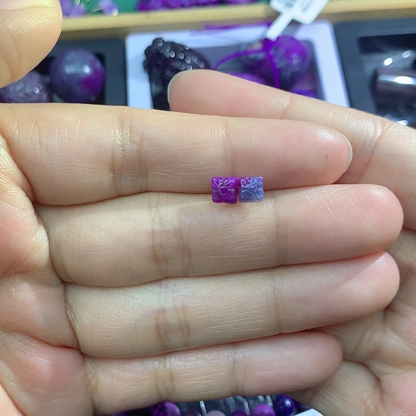 【闪购商品】苏纪石（舒俱来）银S925镶嵌耳钉