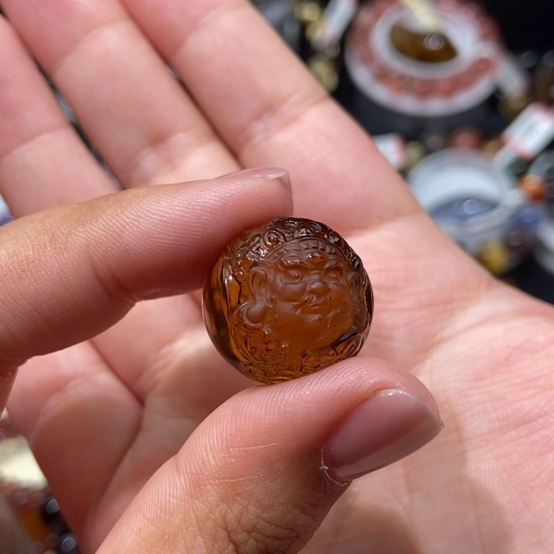 未镶嵌吊坠(不含链)水晶?*黄水晶单珠吊坠