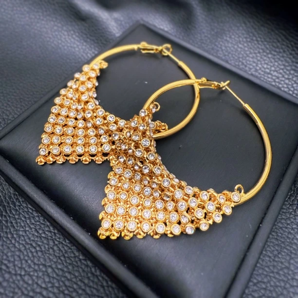 铜合金耳饰 T.Q【星河入梦】小众设计高级感欧美流水耳环