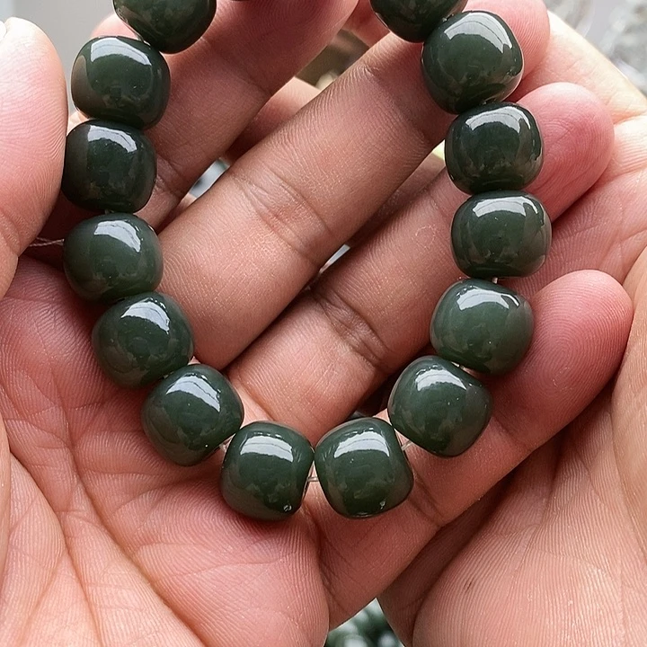 【闪购商品】手链未镶嵌和田玉14瓷蓝