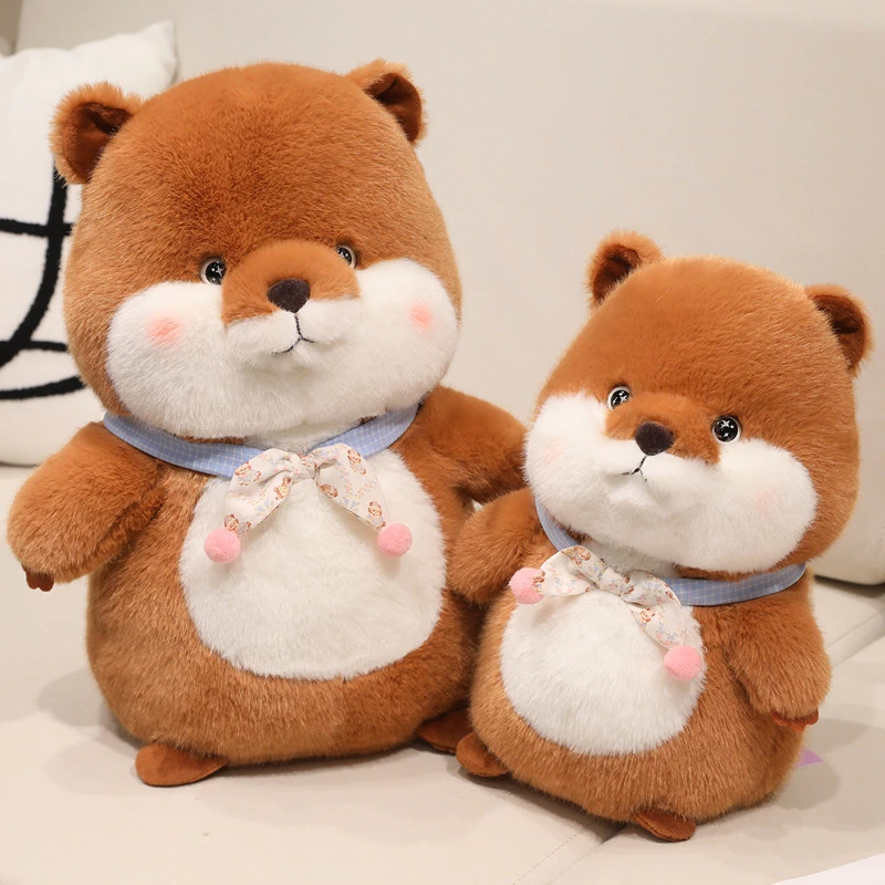 可爱土拨鼠玩偶毛绒玩具小老鼠公仔布娃娃超萌抱枕生日礼物送女生