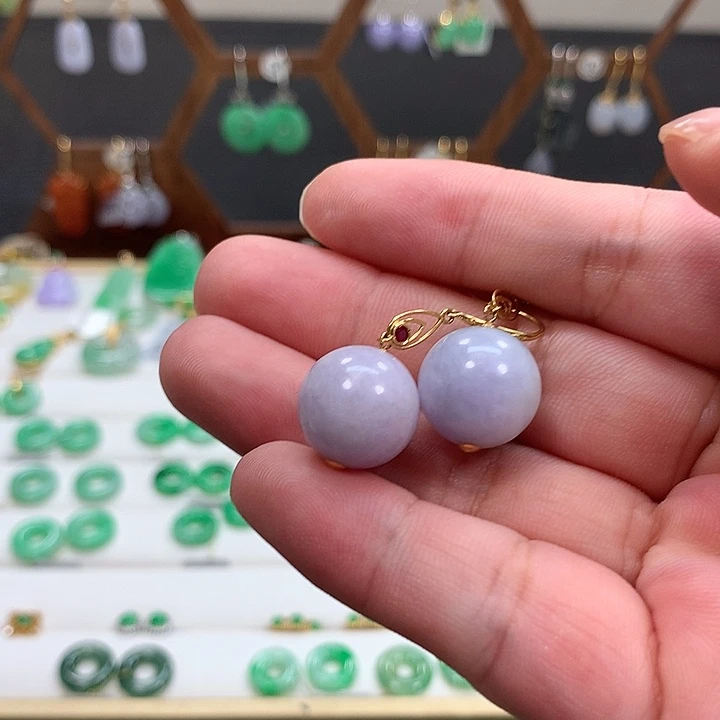 翡翠未镶嵌耳饰✨****✨不退不换裸石发货