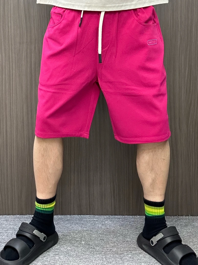 K036夏季轻薄棉感宽松加大加肥短裤