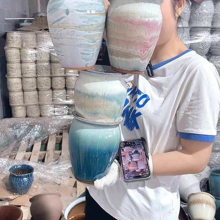 瑕疵红陶高18:13颜色随机