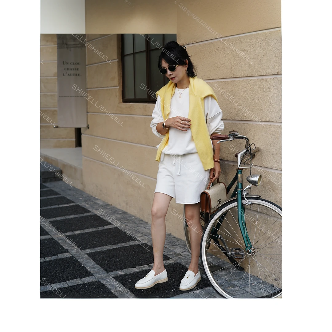 SHIIEELL【私服挚爱 】美式运动风高支棉软糯抓绒卫衣套装Z8518