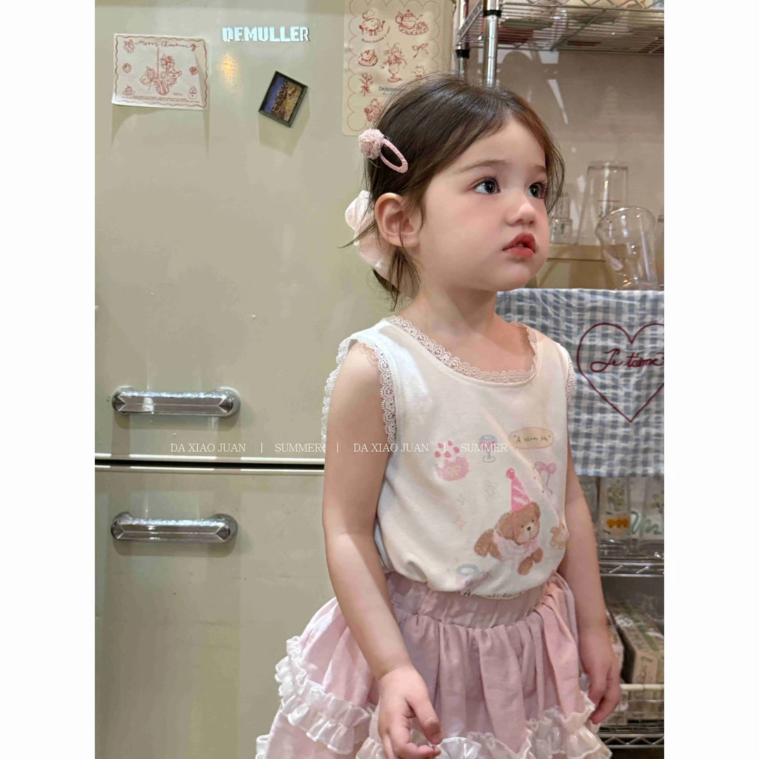 【大小卷】夏季新品童装卡通休闲背心-26704