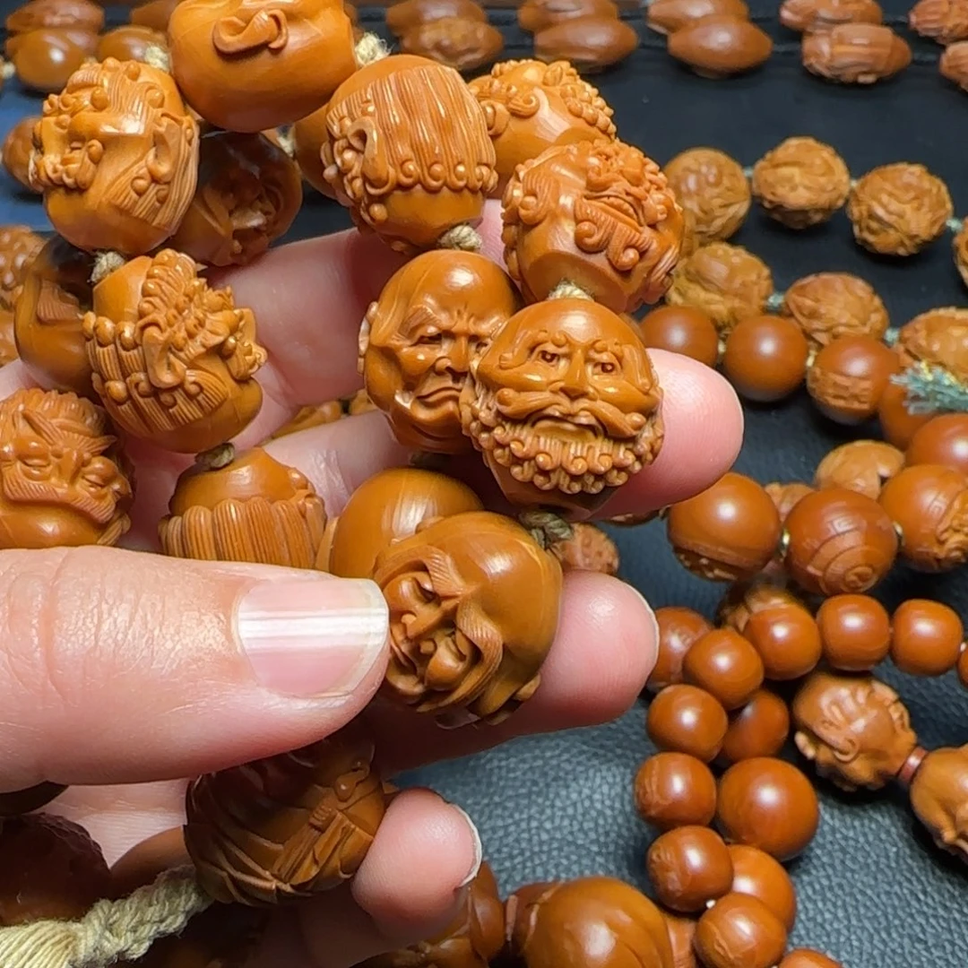 太***～手串/手链橄榄核铁核须派十八罗汉