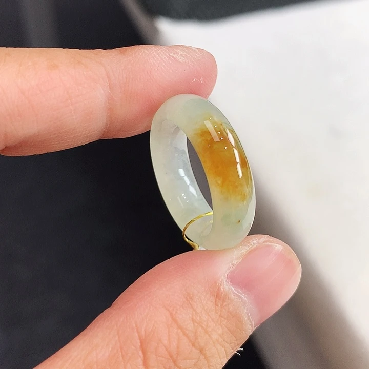 翡翠未镶嵌戒指11-12号