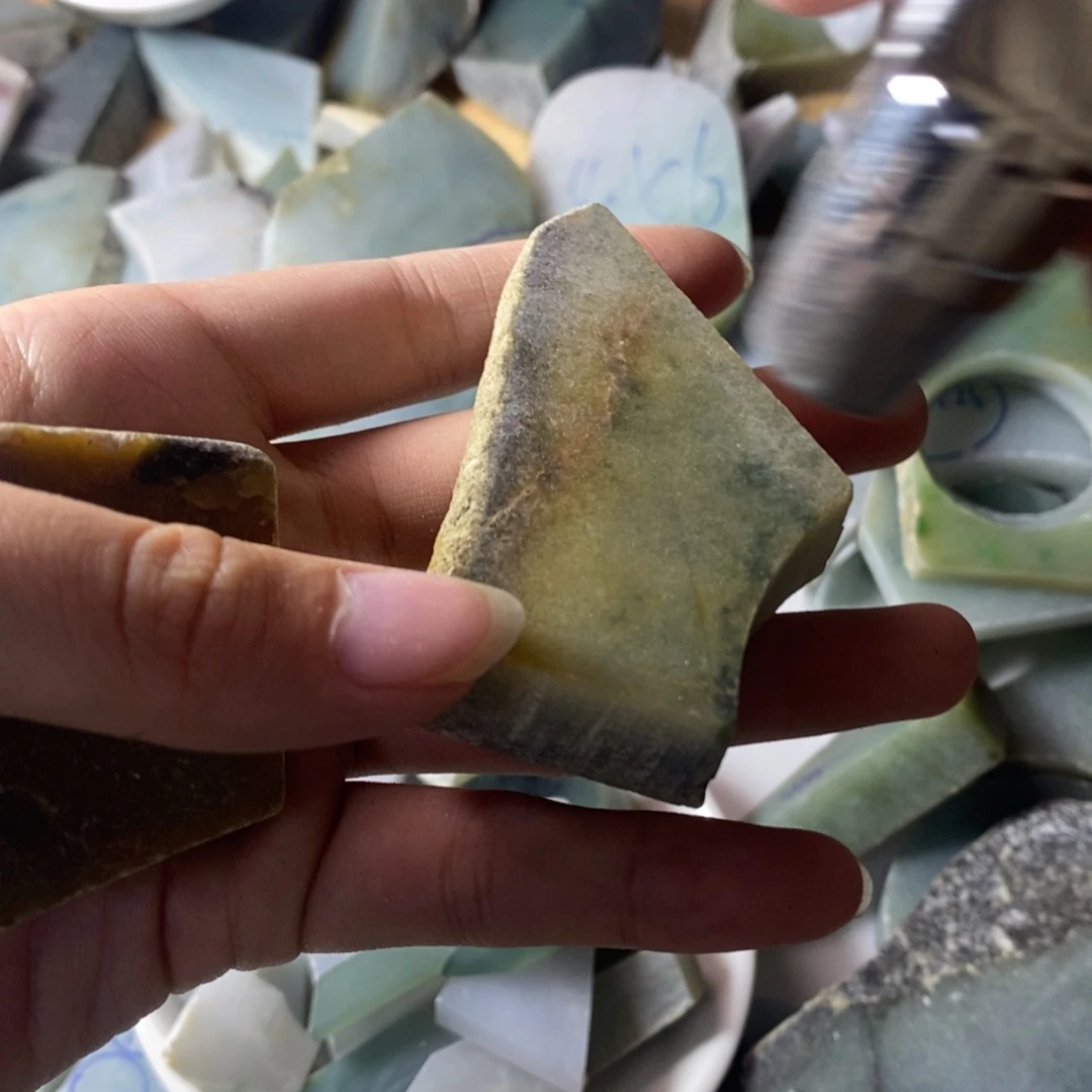 ****X翡翠散珠天然翡翠