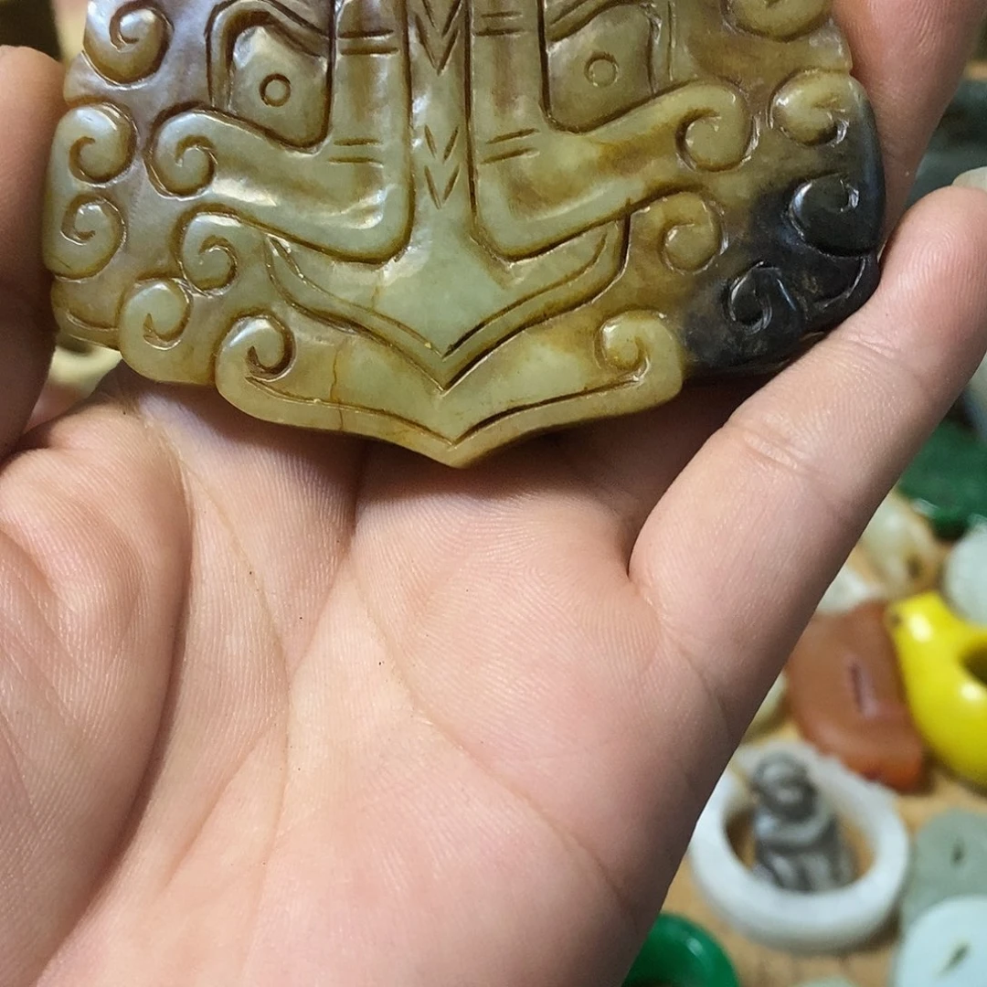 和田玉（糖玉）未镶嵌挂件玉器玉器玉器玉器