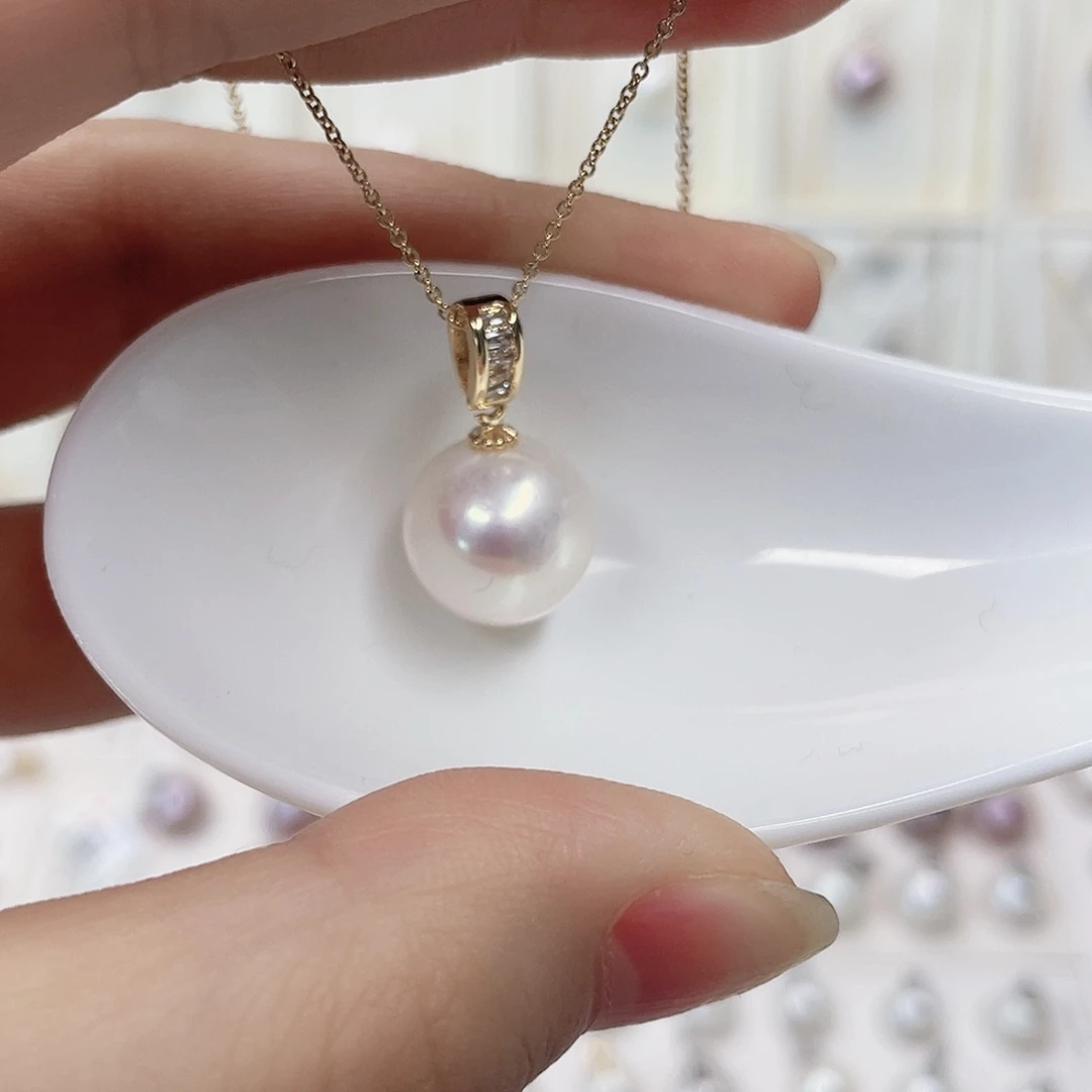 淡水珍珠吊坠(赠链)合金