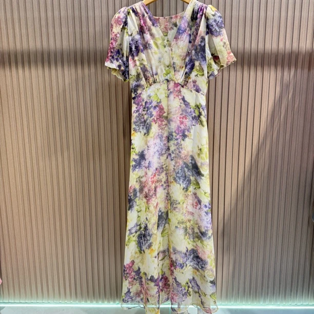 69 水墨晕染连衣裙