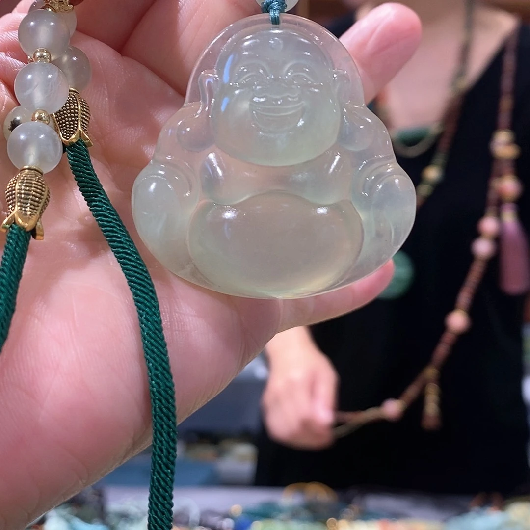 未镶嵌岫玉毛衣链
