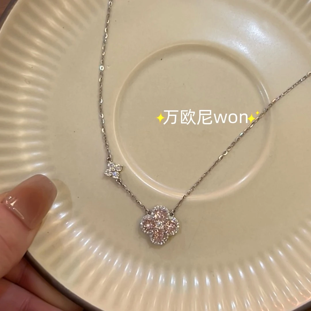 坠链均925银合成锆石 CHANGE x 爆闪小四喜项链 轻奢气质主X369