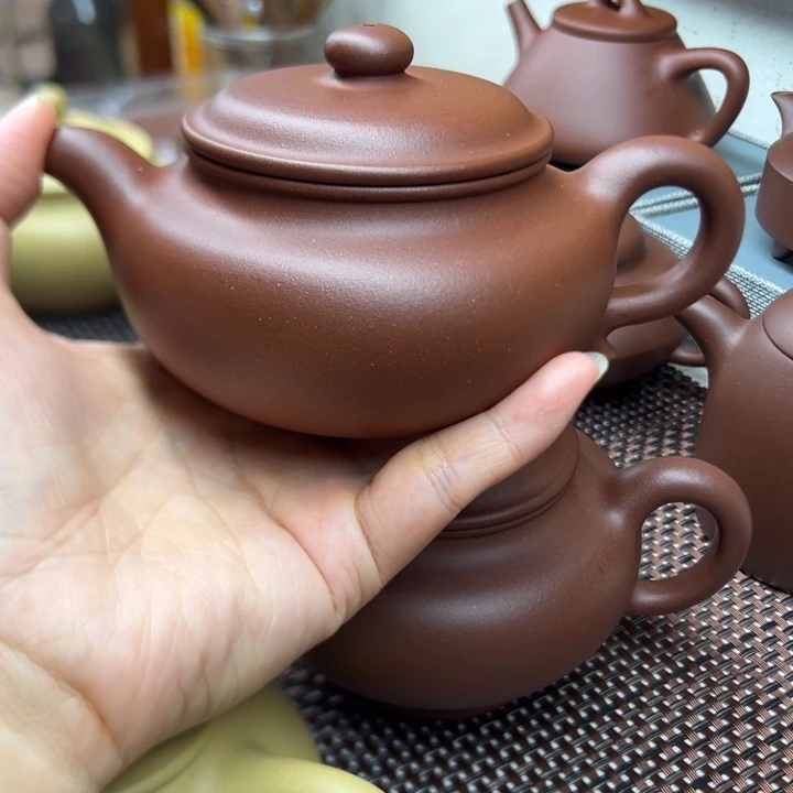 茶壶紫砂阳****；半手工制作