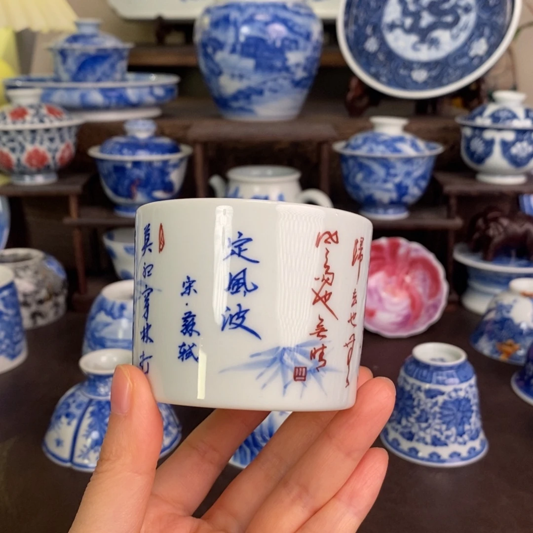 景德镇陶瓷手工手绘
