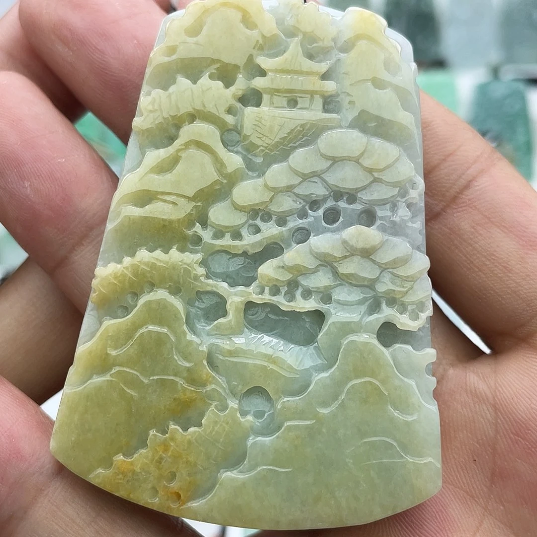 颈饰未镶嵌翡翠翡翠