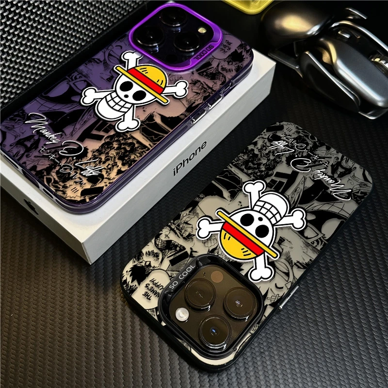 海贼王适用苹果16promax手机壳iPhone15创意14保护套17新款12动漫