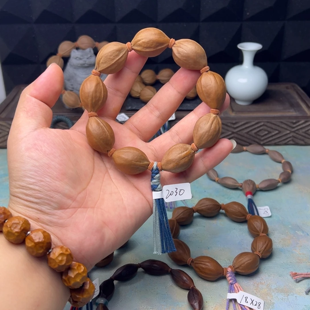 橄榄核手串/手链原生态梅林铁核20/30大尺寸