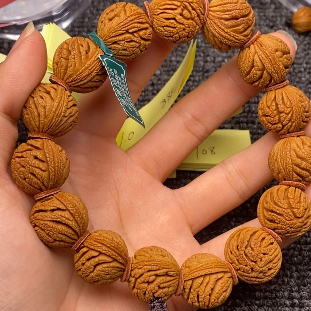 秦岭龙纹桃核单圈