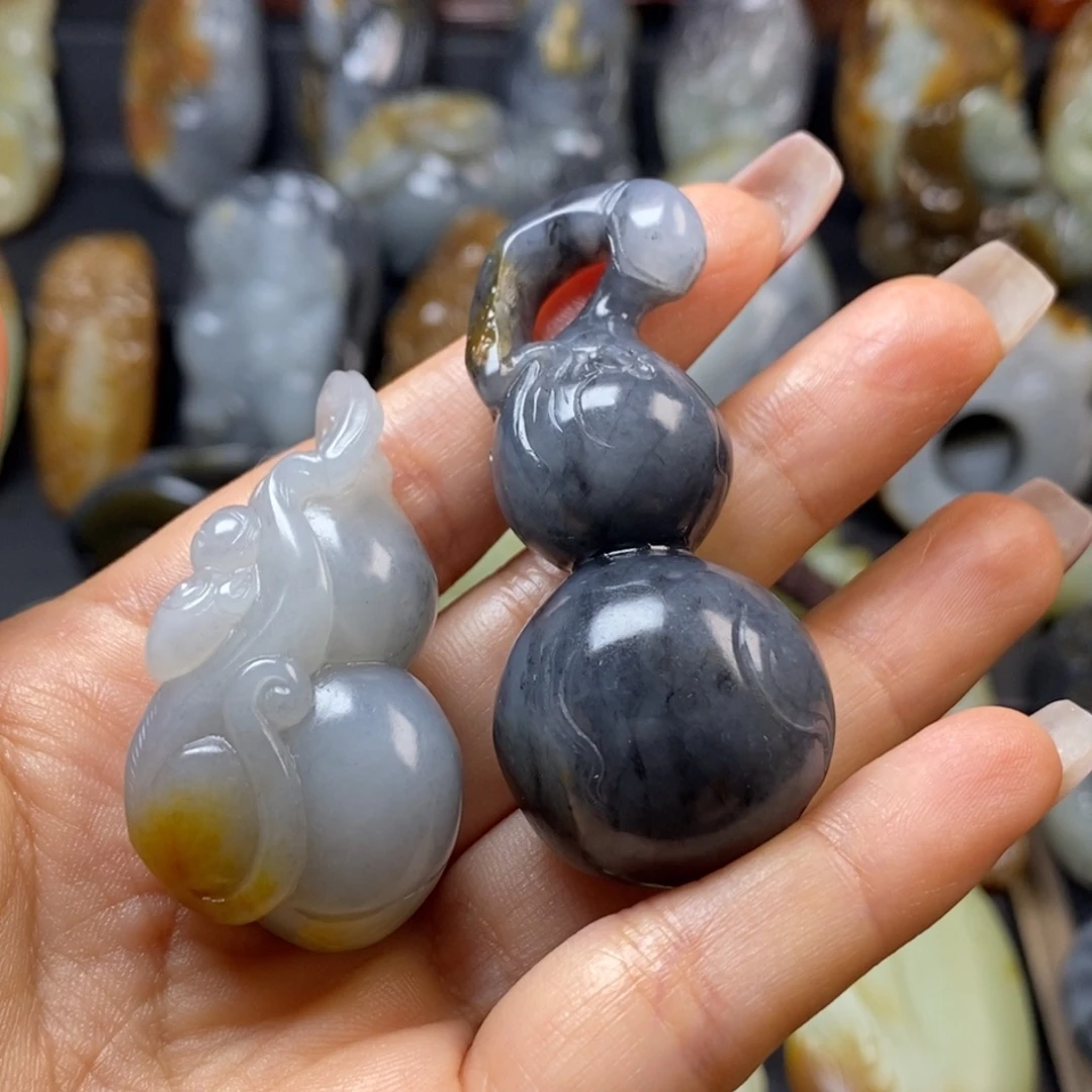 潮***生和田玉未镶嵌挂件